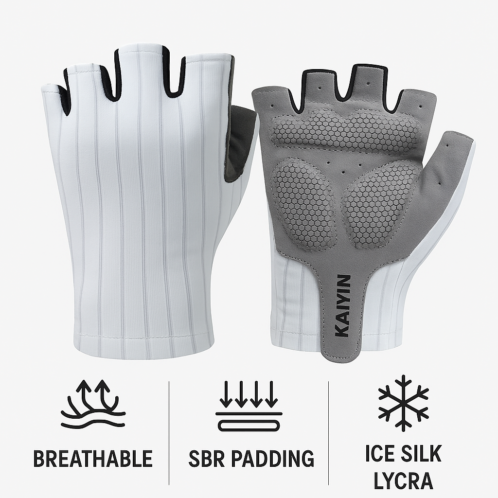 The AeroGrib Gloves White